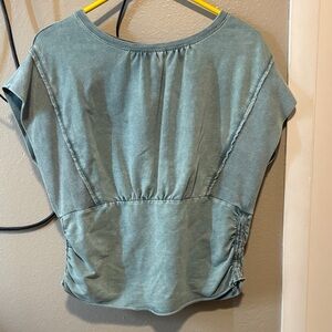 Gilded Intent Teal Blouse